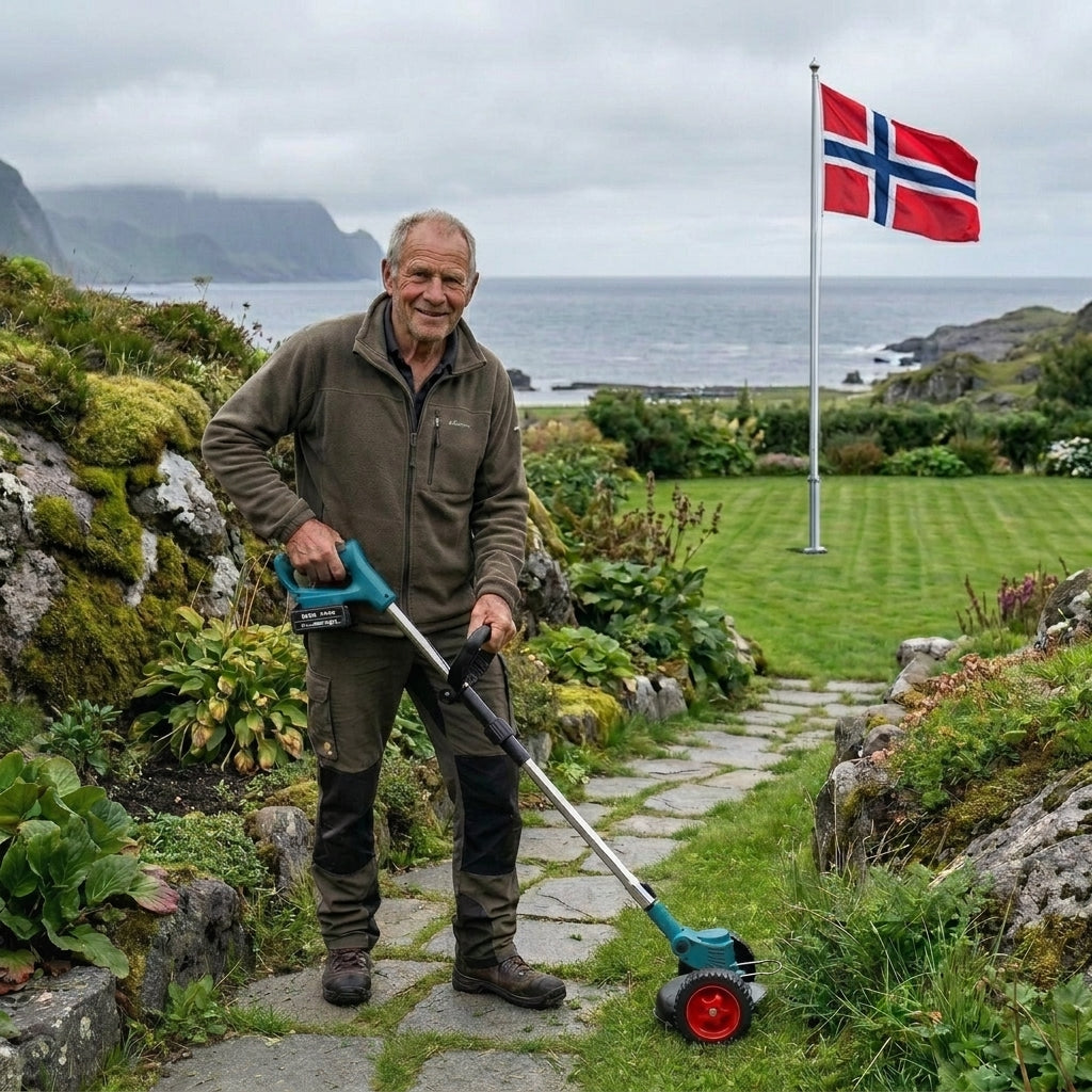 CutMax 2.0 - Trådløs elektrisk gresstrimmer